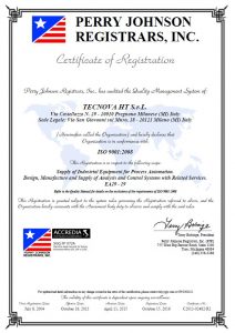 TECNOVA HT ISO 9001_2008 ENG