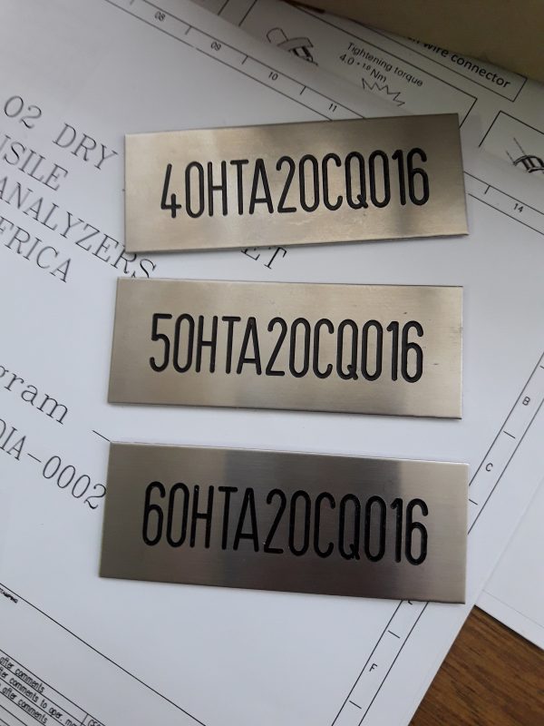 Stainless Steel Tags preparation - Tecnova HT