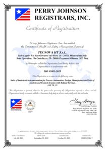 ISO 45001 2018 1 C2025 05526 ISO 45001 TECNOVA HT S.r.L. INGLESE 1